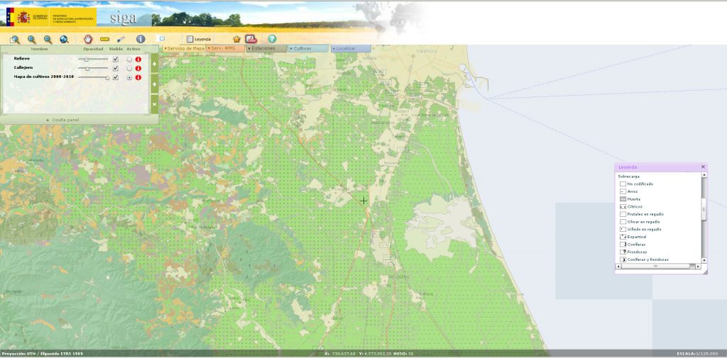 Sistema de Informacion Geografica de Datos Agrarios SIGA